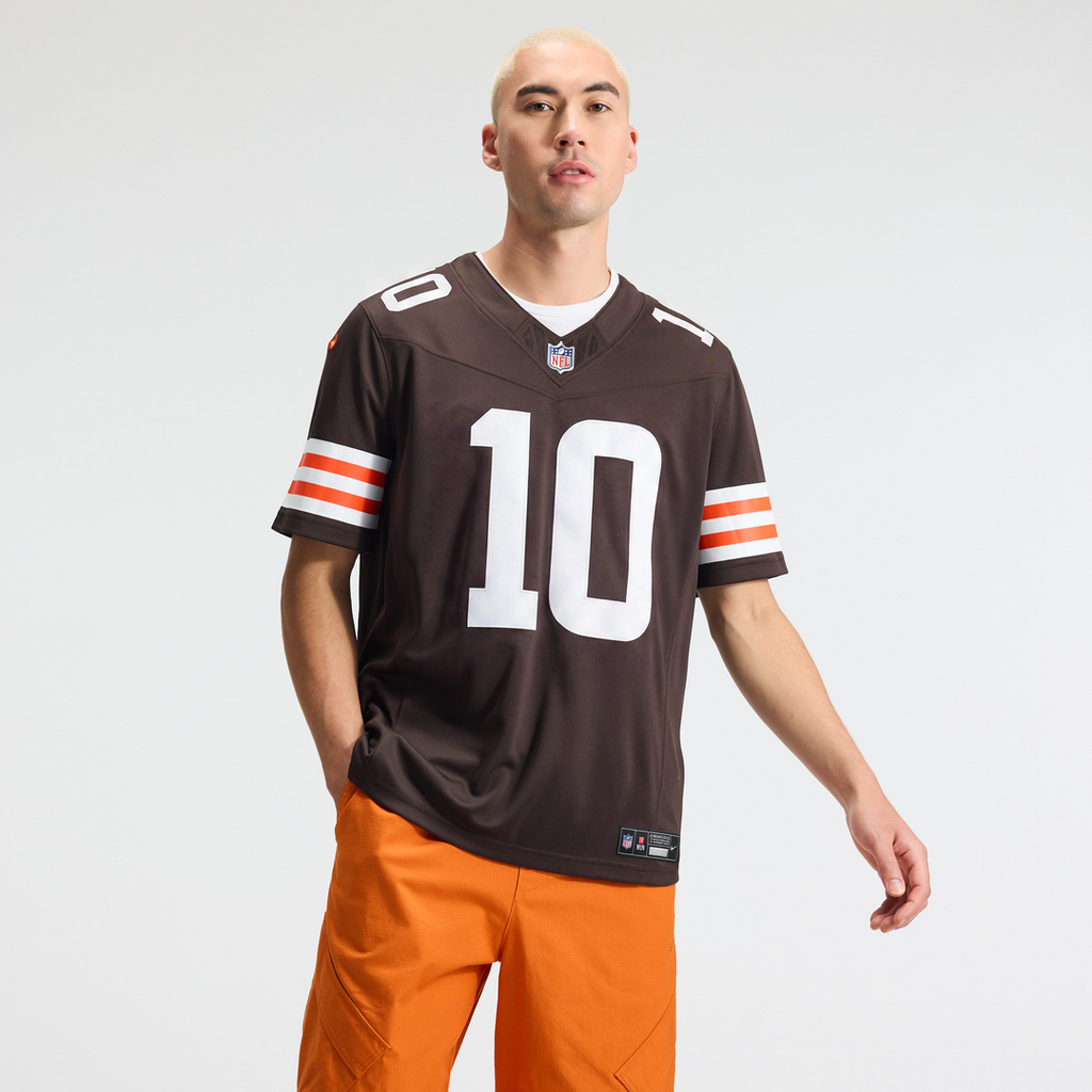 Cleveland Browns Quinshon Judkins Nike Team Vapor F.U.S.E. Stitched Limited Jersey - Brown