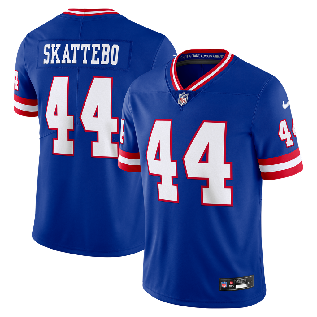 New York Giants Cam Skattebo Nike Legacy Vapor Untouchable Stitched Limited Jersey - Royal