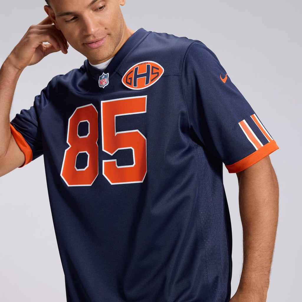 Chicago Bears Cole Kmet Nike 2026 Rivalries Collection Game Jersey - Navy