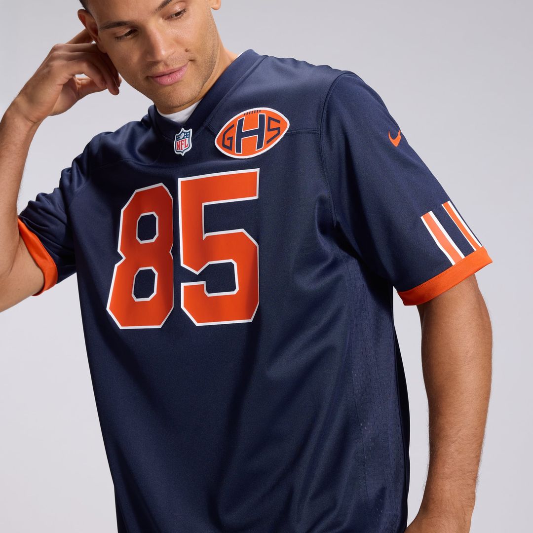 Chicago Bears Cole Kmet Nike 2026 Rivalries Collection Game Jersey - Navy