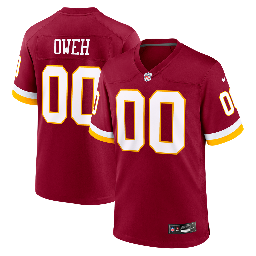 Washington Commanders Odafe Oweh Nike Game Jersey - Burgundy