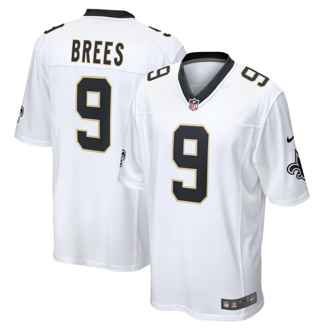 New Orleans Saints Drew Brees Nike Team Game Jersey - Black