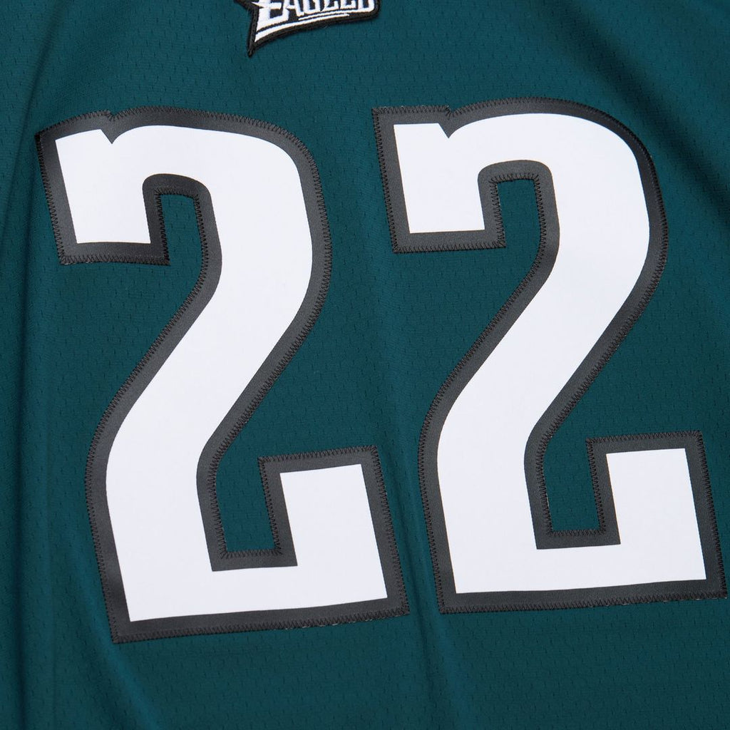 Philadelphia Eagles Duce Staley Mitchell & Ness 2002 Legacy Replica Jersey - Midnight Green