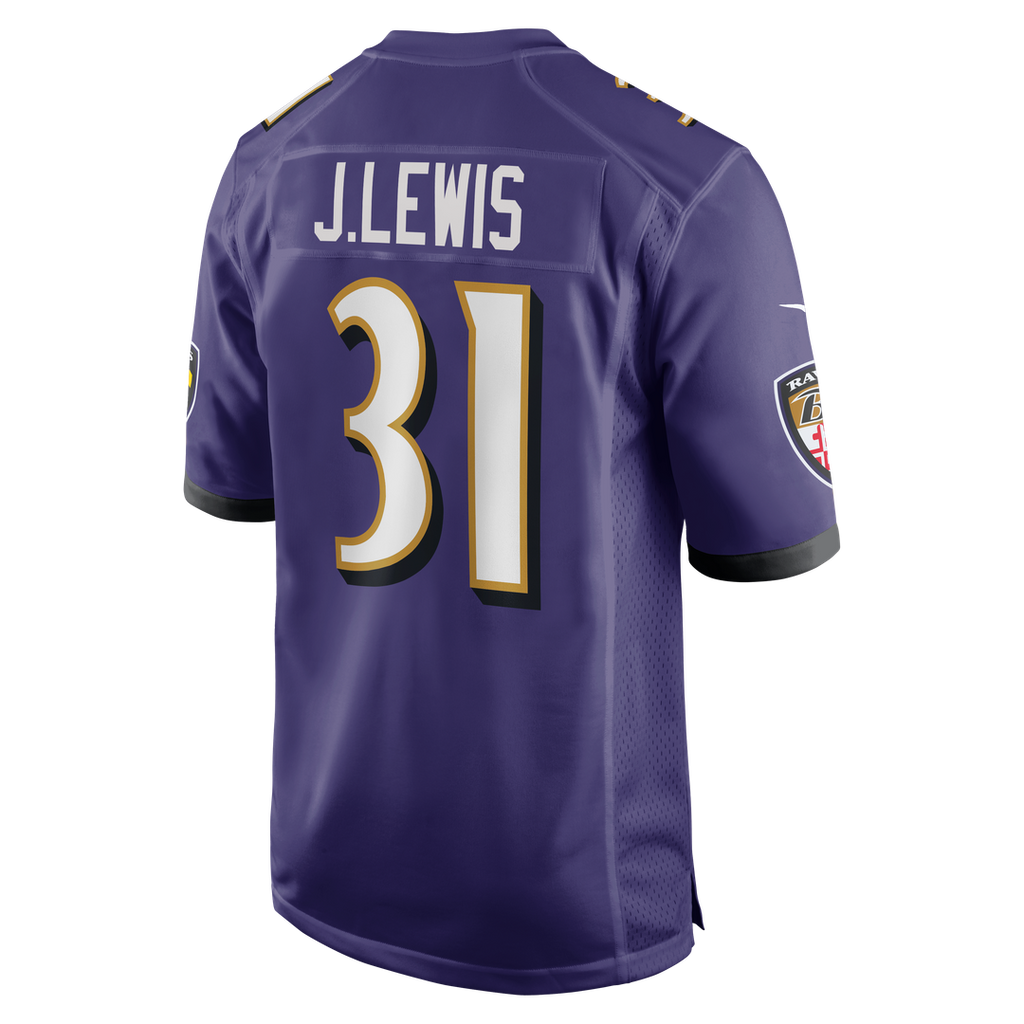 Baltimore Ravens Jamal Lewis Nike Game Retired Player Jersey - Purple