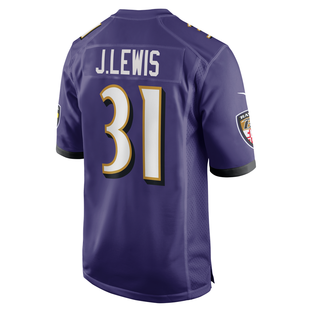 Baltimore Ravens Jamal Lewis Nike Game Retired Player Jersey - Purple