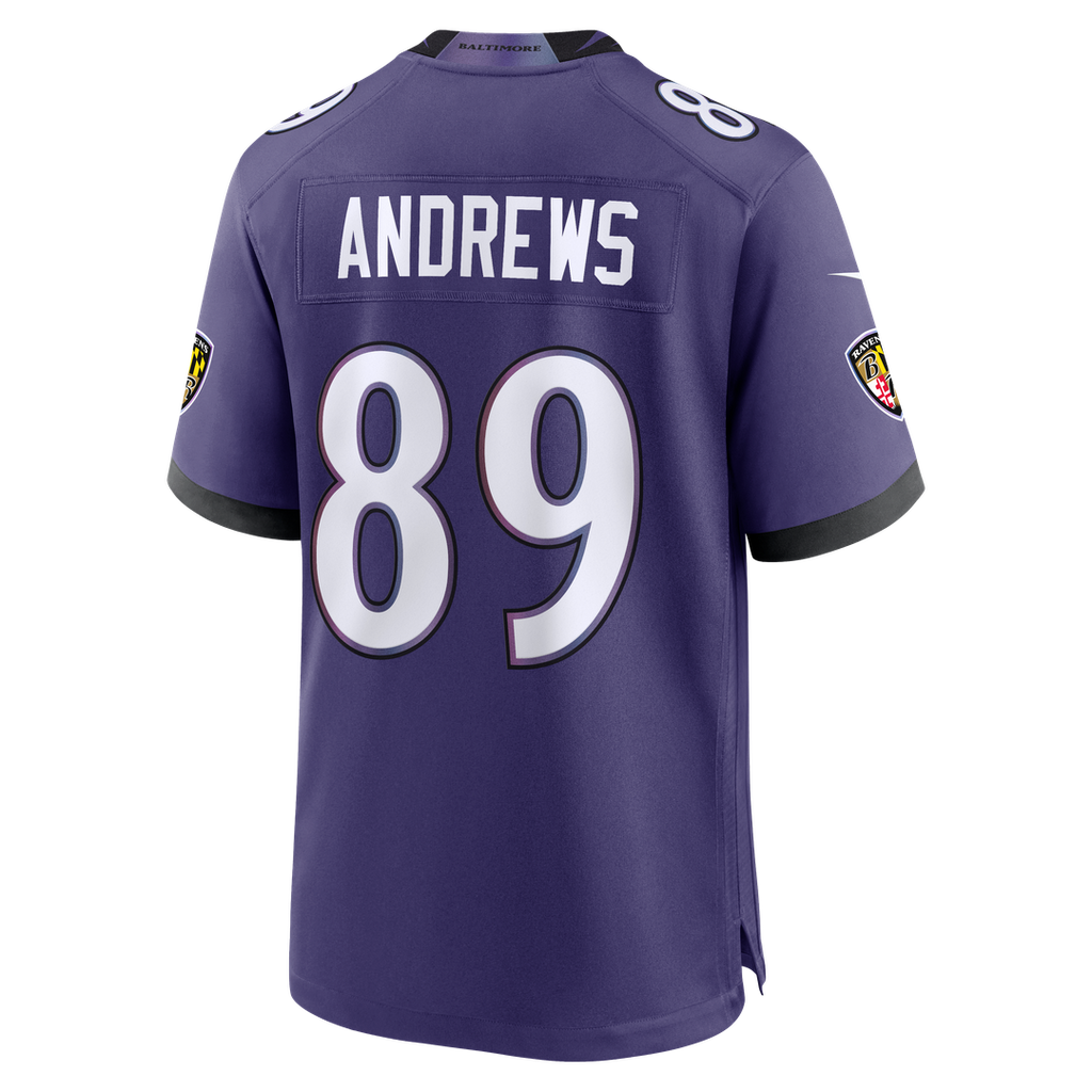 Baltimore Ravens Mark Andrews Nike Alternate Game Jersey - Black