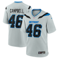 Detroit Lions Jack Campbell Nike 2026 Rivalries Collection Game Jersey - Silver