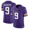 Minnesota Vikings J.J. McCarthy Nike Team Vapor F.U.S.E. Stitched Limited Jersey - Purple