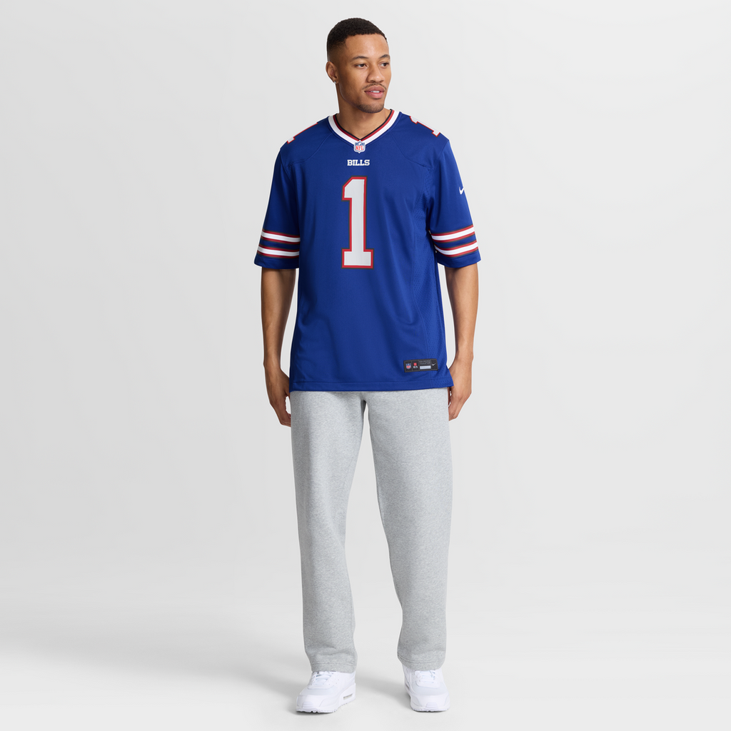 Buffalo Bills Number 1 Dad Nike Game Jersey - Royal