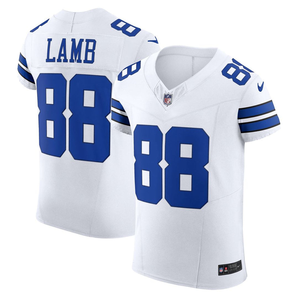 Dallas Cowboys CeeDee Lamb Nike Vapor F.U.S.E. Elite Jersey - White