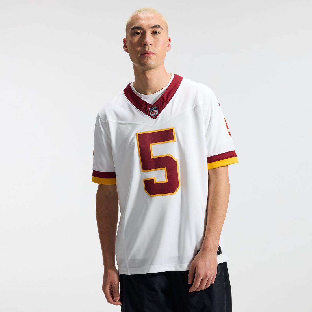 Washington Commanders Jayden Daniels Nike Vapor F.U.S.E. Stitched Limited Jersey - White