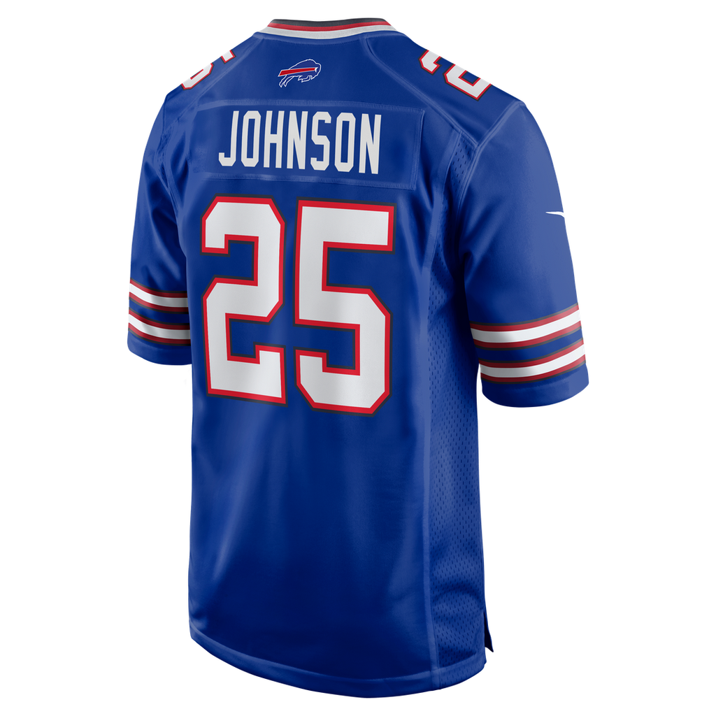 Buffalo Bills Ty Johnson Nike Team Game Jersey - Royal