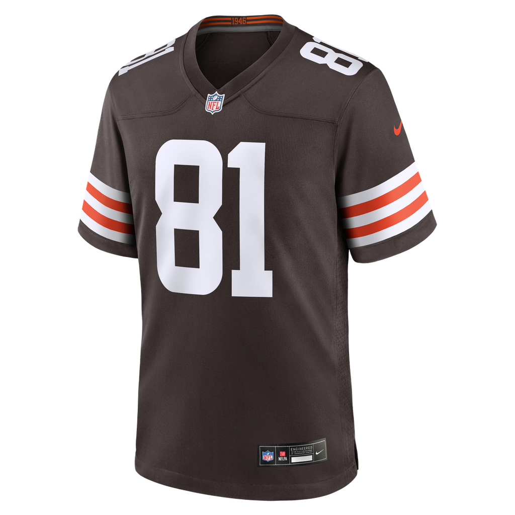 Cleveland Browns Luke Floriea Nike Team Game Jersey - Brown