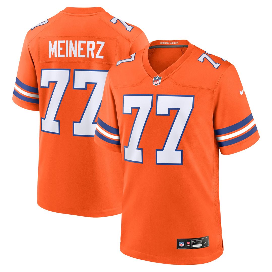 Denver Broncos Quinn Meinerz Nike Alternate Game Jersey - Orange