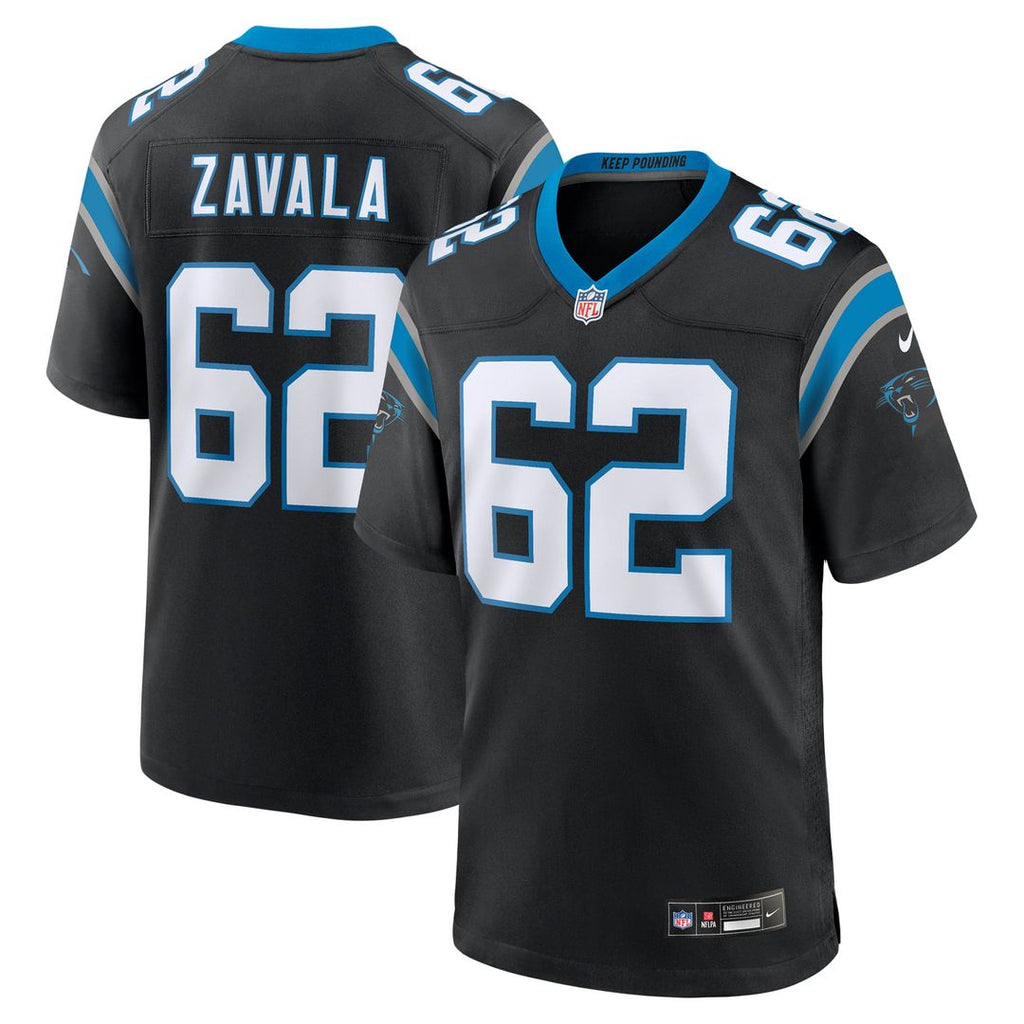 Carolina Panthers Chandler Zavala Nike Game Jersey - Black