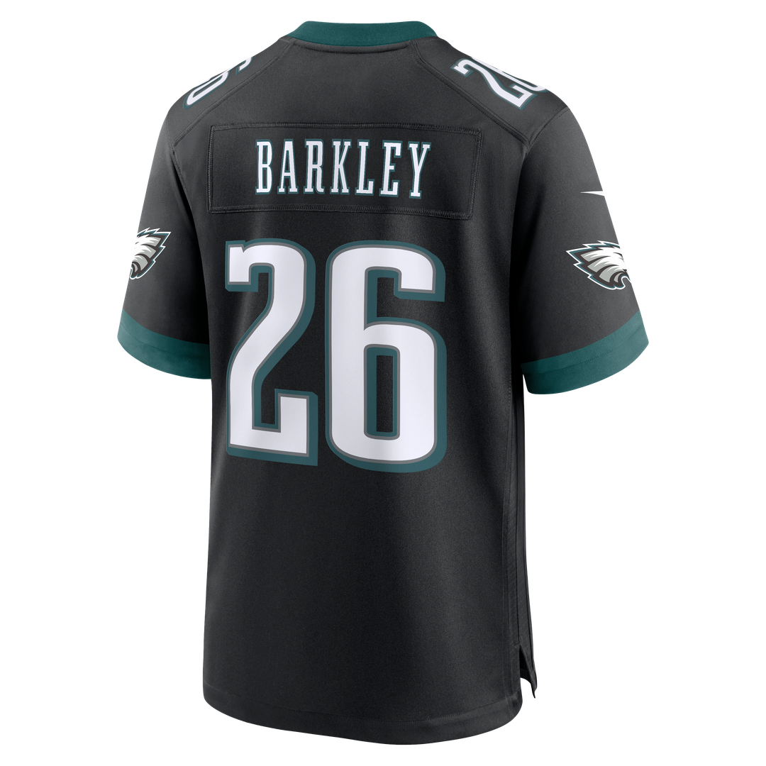 Philadelphia Eagles Saquon Barkley Nike Team Game Jersey - Midnight Green