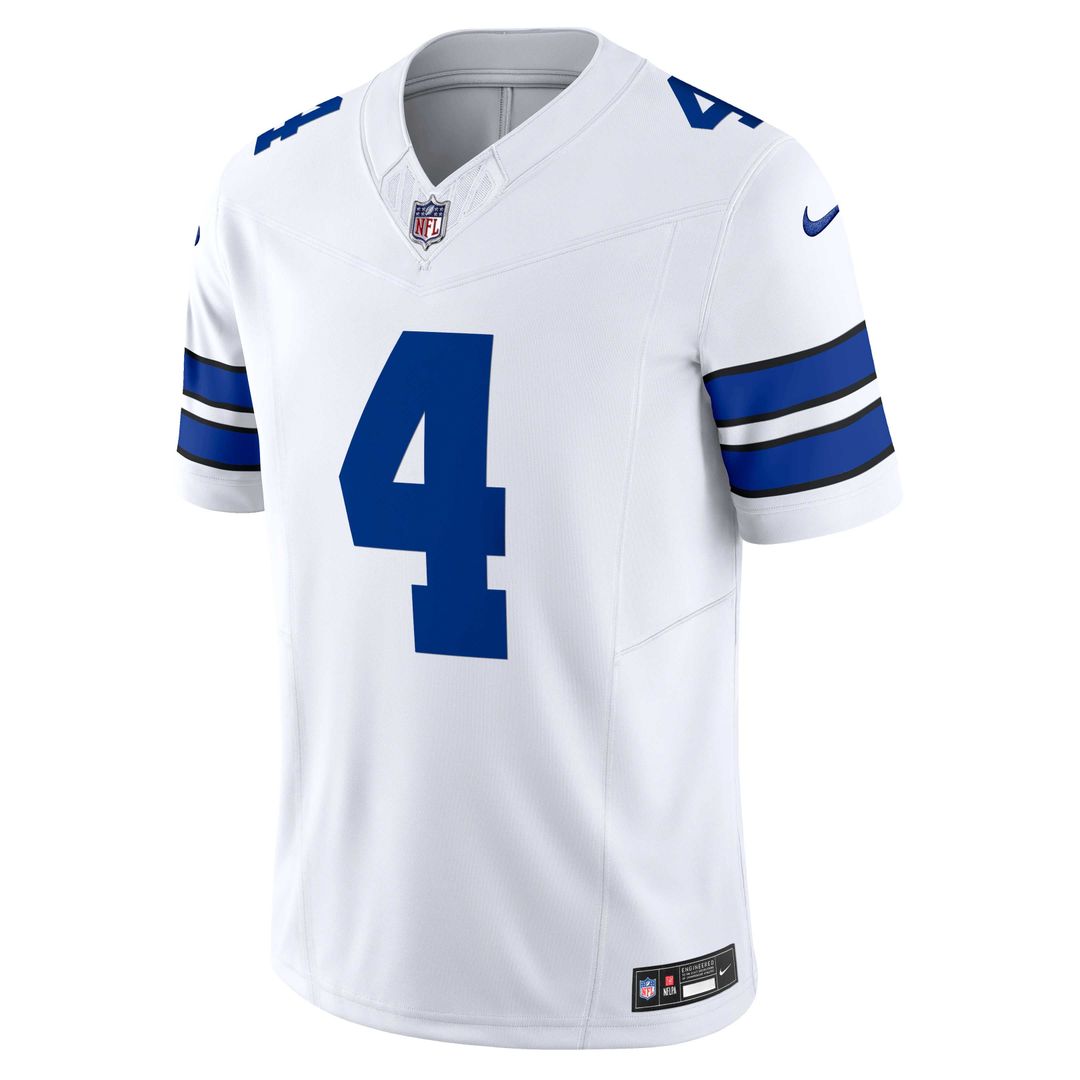 Dallas Cowboys Dak Prescott Nike Vapor F.U.S.E. Limited Jersey - White