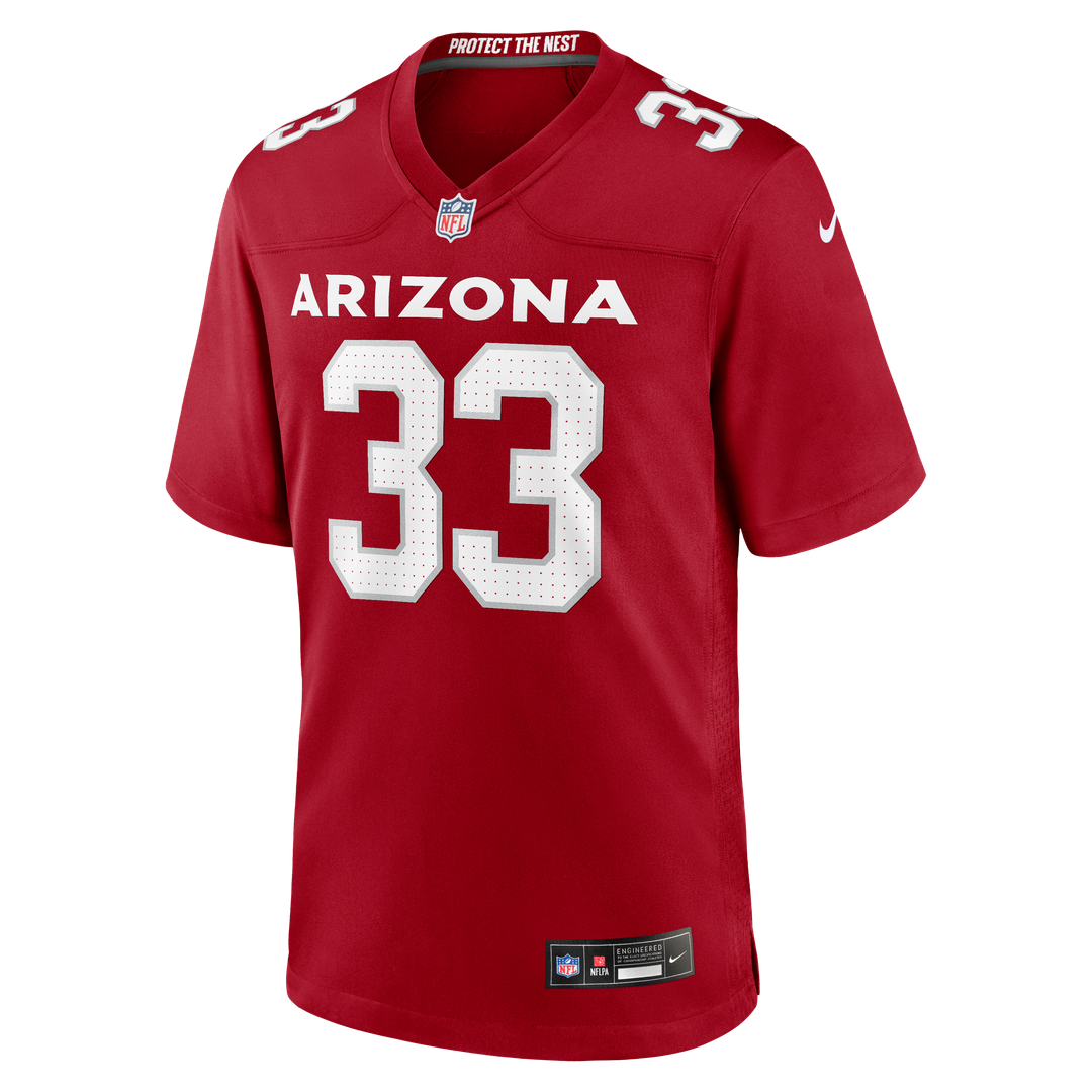 Arizona Cardinals Trey Benson Nike Team Game Jersey - Cardinal