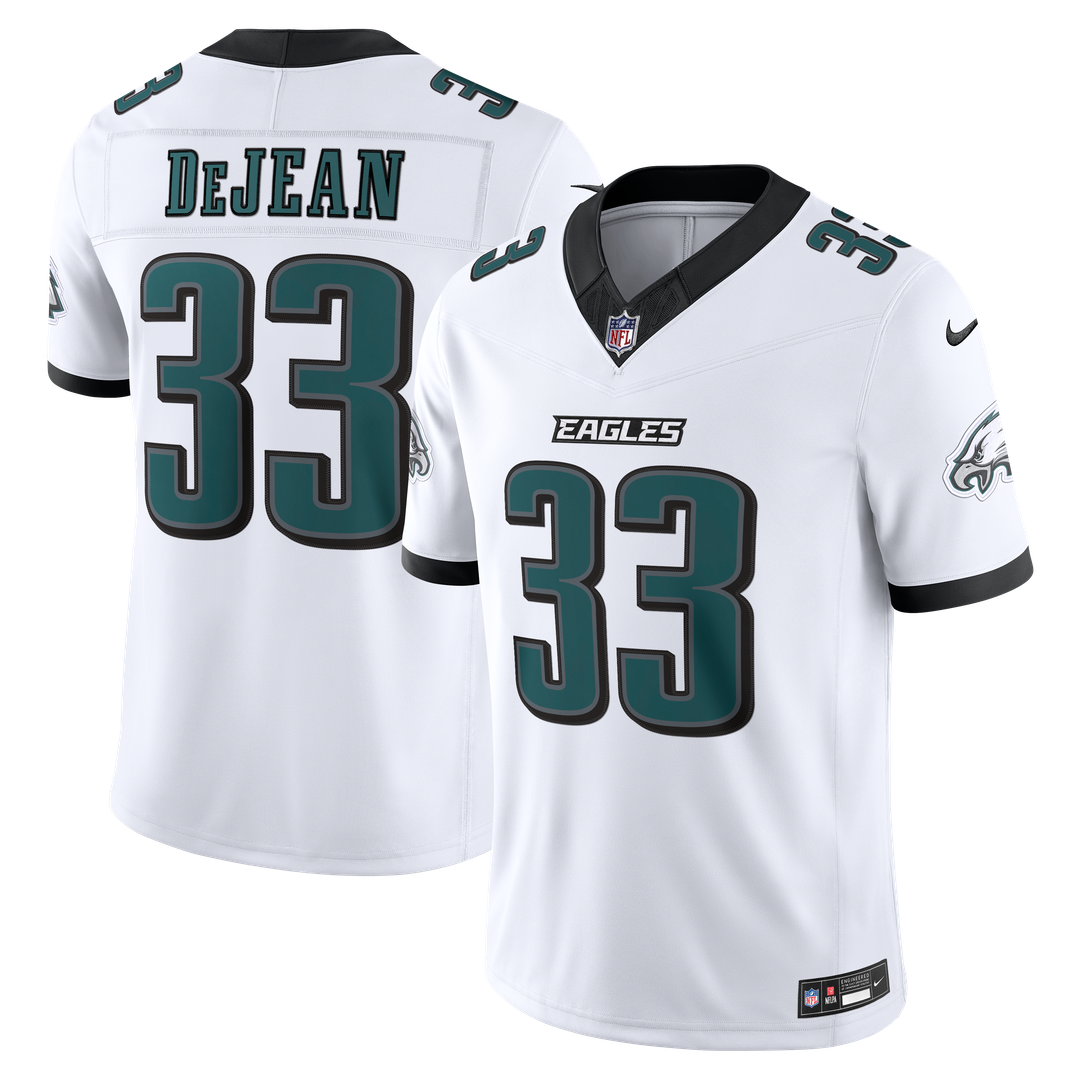 Philadelphia Eagles Cooper DeJean Nike Vapor F.U.S.E. Stitched Limited Jersey - White