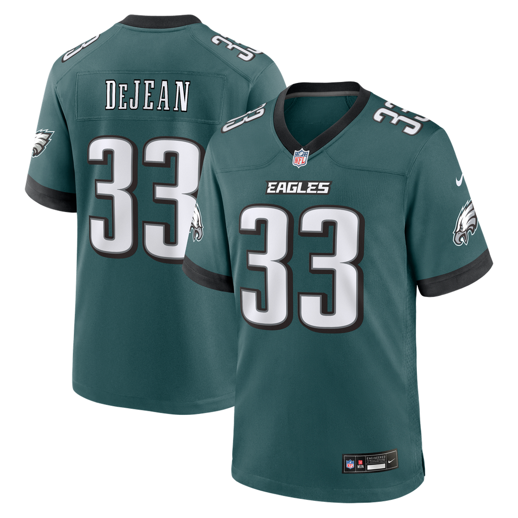 Philadelphia Eagles Cooper DeJean Nike Game Jersey - White