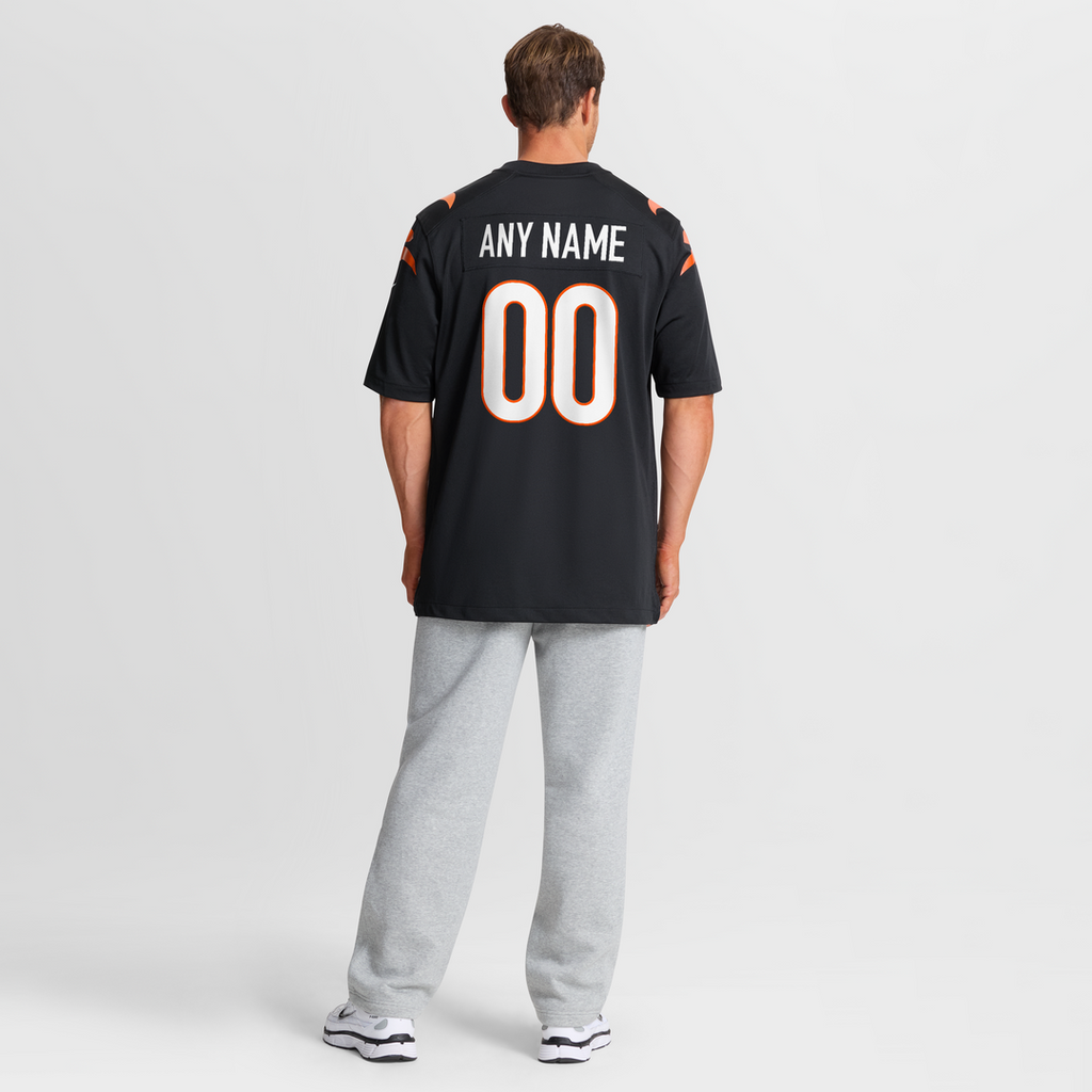 Cincinnati Bengals Nike Game Custom Jersey - White