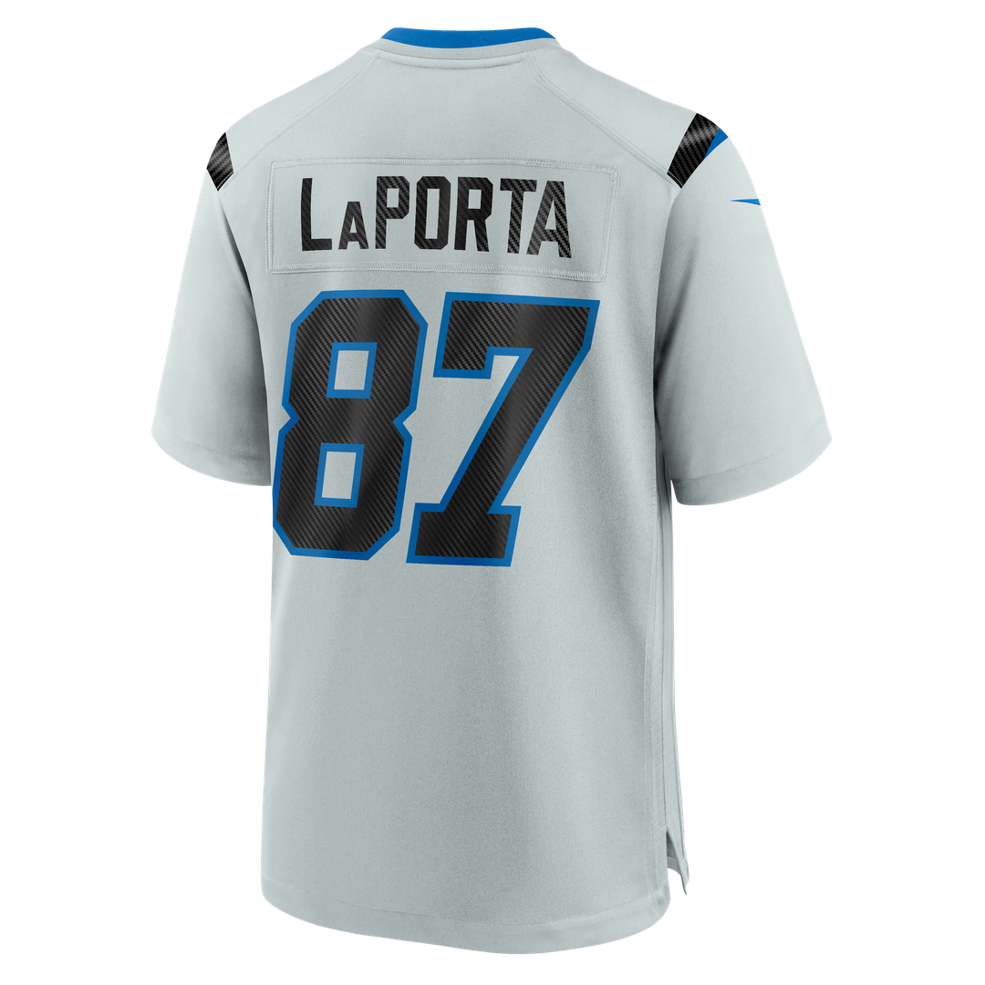 Detroit Lions Sam LaPorta Nike 2026 Rivalries Collection Game Jersey - Silver