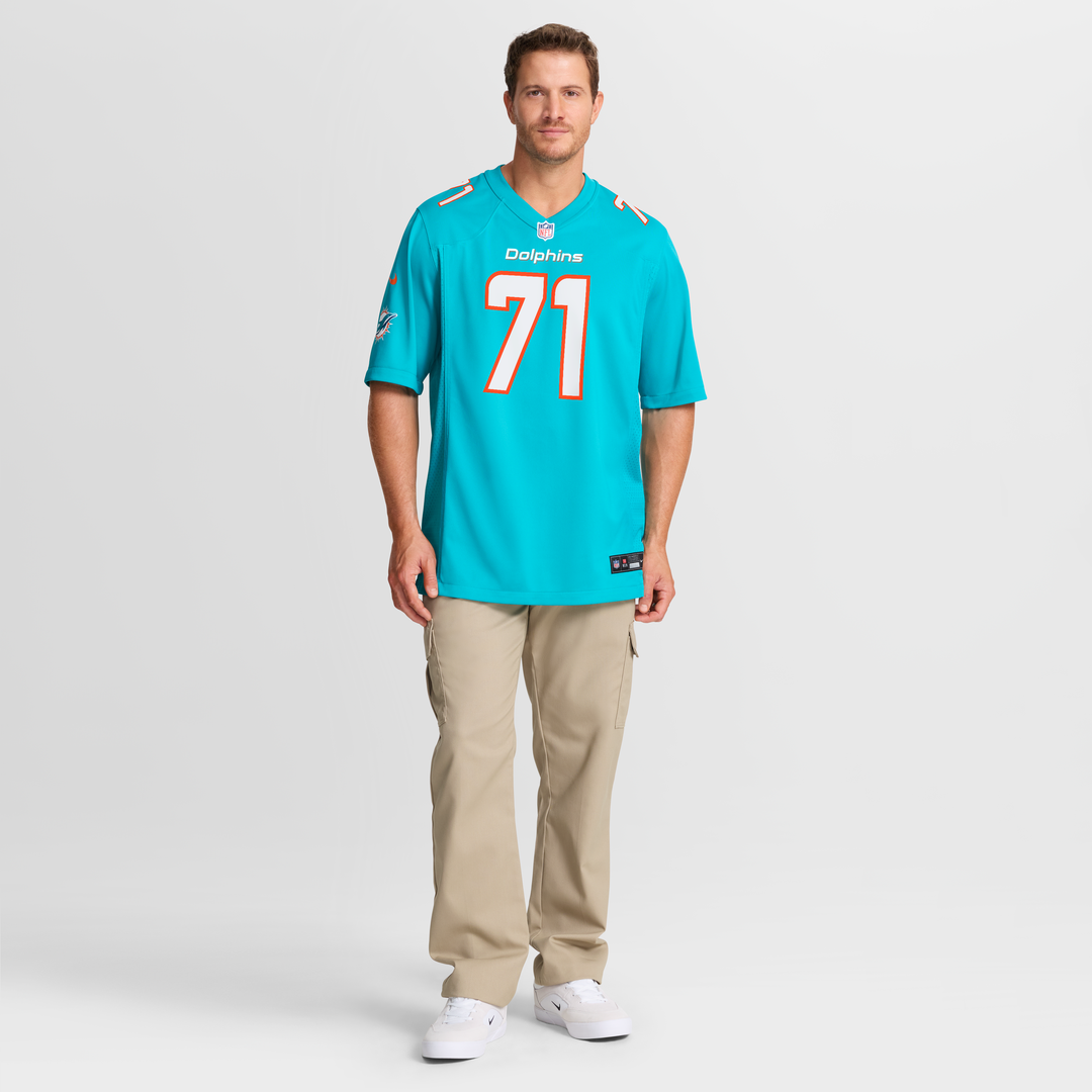 Miami Dolphins Kion Smith Nike Game Jersey - Aqua