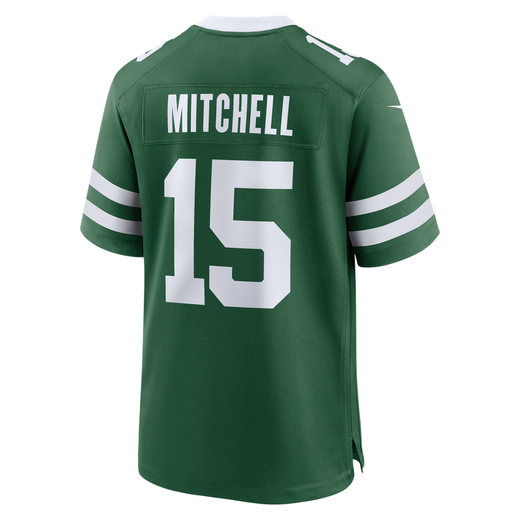 New York Jets Adonai Mitchell Nike Team Game Jersey - Legacy Green