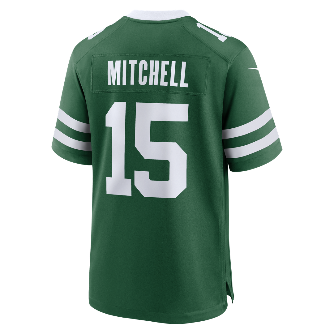 New York Jets Adonai Mitchell Nike Team Game Jersey - Legacy Green