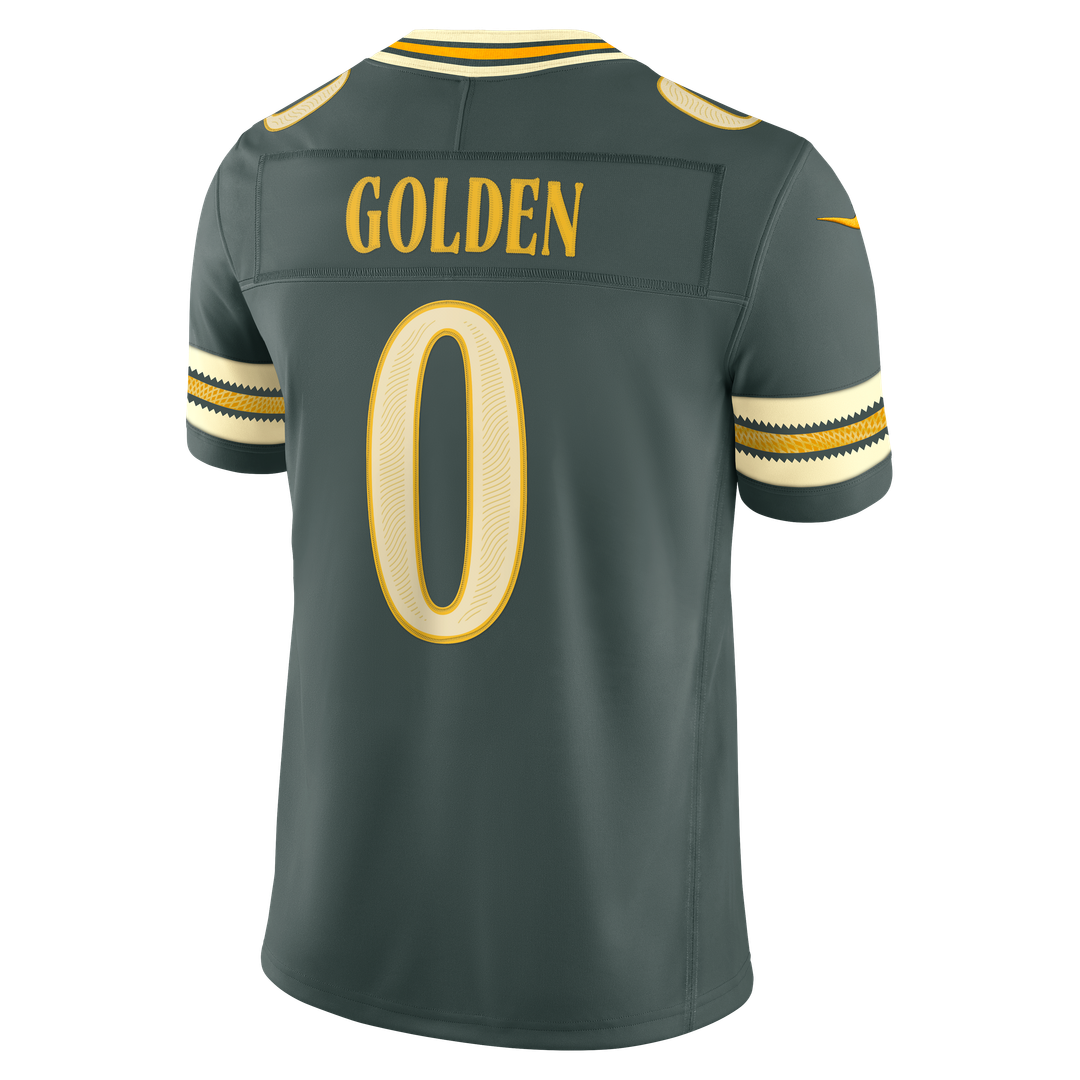 Green Bay Packers Matthew Golden Nike 2026 Rivalries Collection Stitched Limited Jersey - Green
