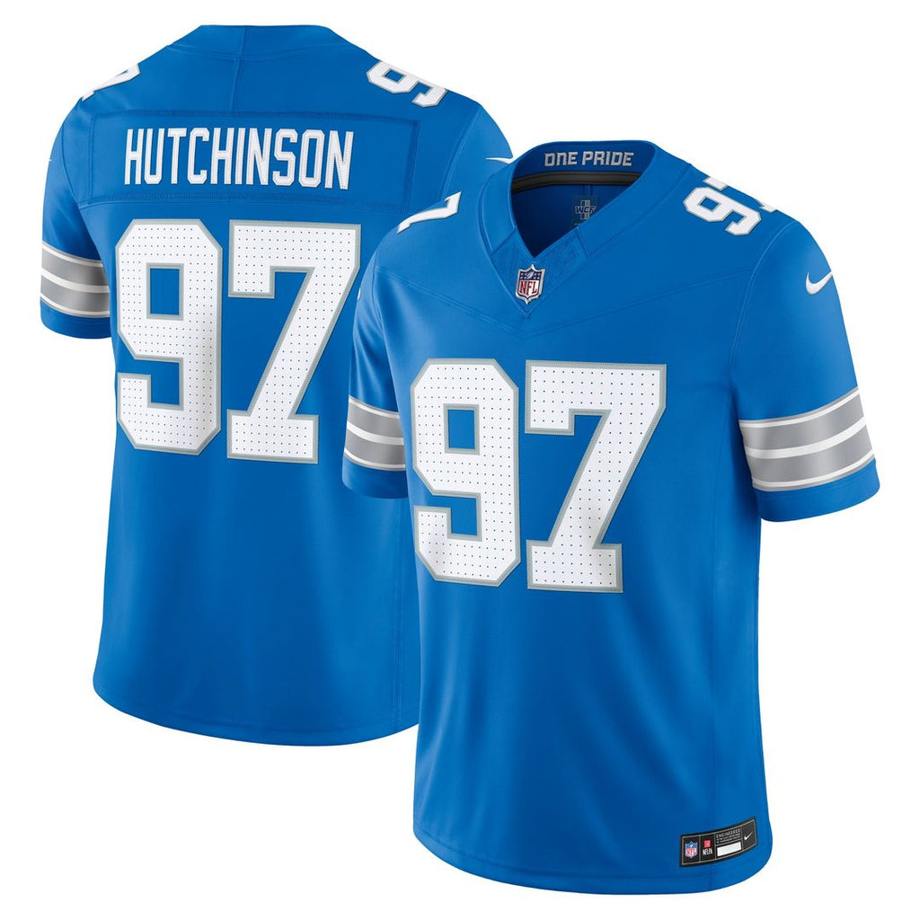 Detroit Lions Aidan Hutchinson Nike Alternate Vapor F.U.S.E. Stitched Limited Jersey - Black