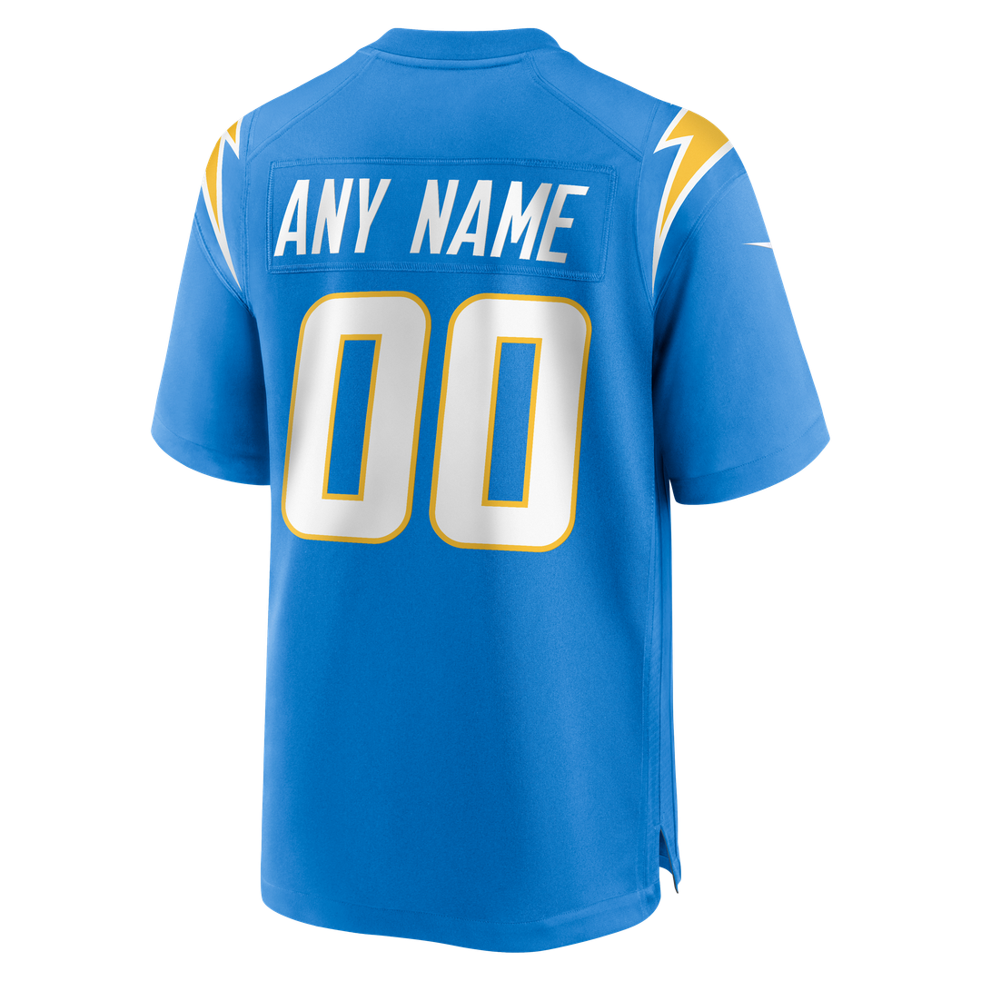 Los Angeles Chargers Nike Custom Game Jersey - Powder Blue