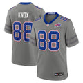 Buffalo Bills Dawson Knox Nike Nickel City Game Jersey - Gray