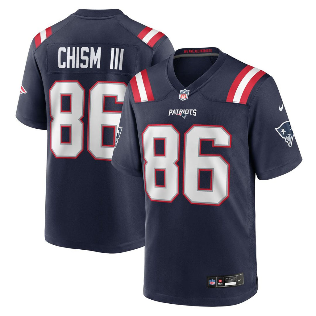 New England Patriots Efton Chism III Nike Team Game Jersey - Navy