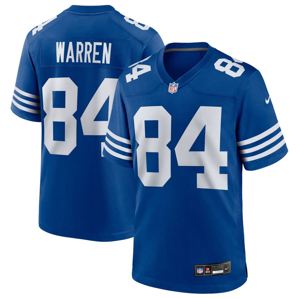 Indianapolis Colts Tyler Warren Nike Alternate Game Jersey - Royal