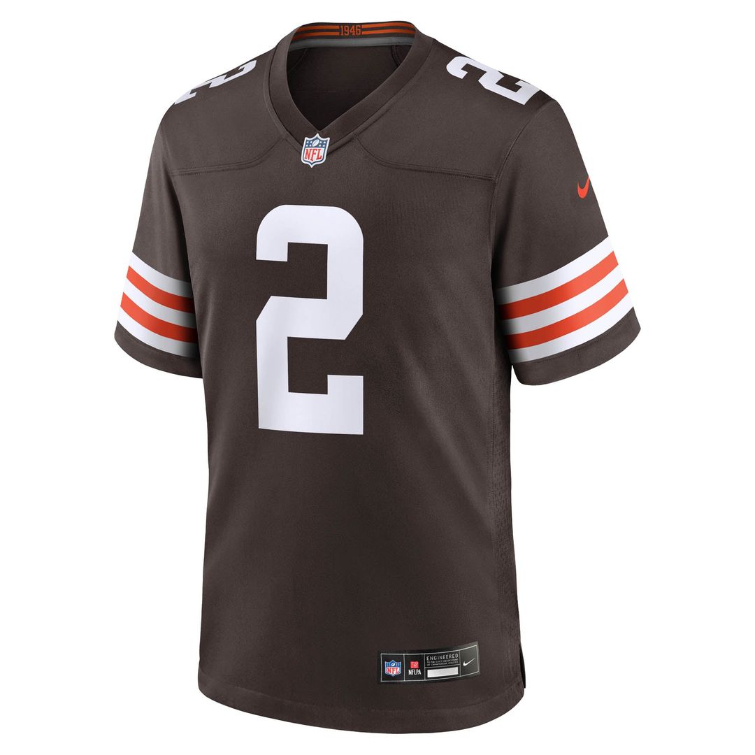 Cleveland Browns Shedeur Sanders Nike Game Jersey - Brown