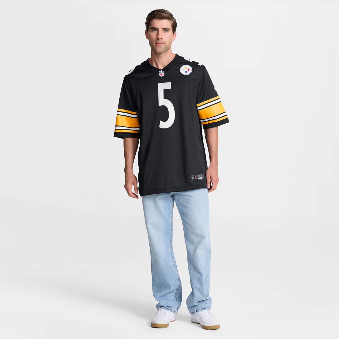 Pittsburgh Steelers Cameron Johnston Nike Game Jersey - Black