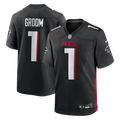 Atlanta Falcons Number 1 Groom Nike Game Jersey - Black