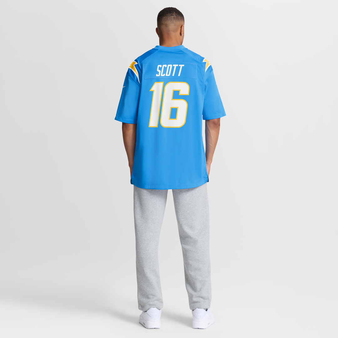 Los Angeles Chargers JK Scott Nike Game Jersey - Powder Blue