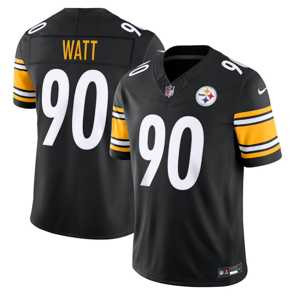 Pittsburgh Steelers T.J. Watt Nike Alternate Vapor F.U.S.E. Stitched Limited Jersey - Gold