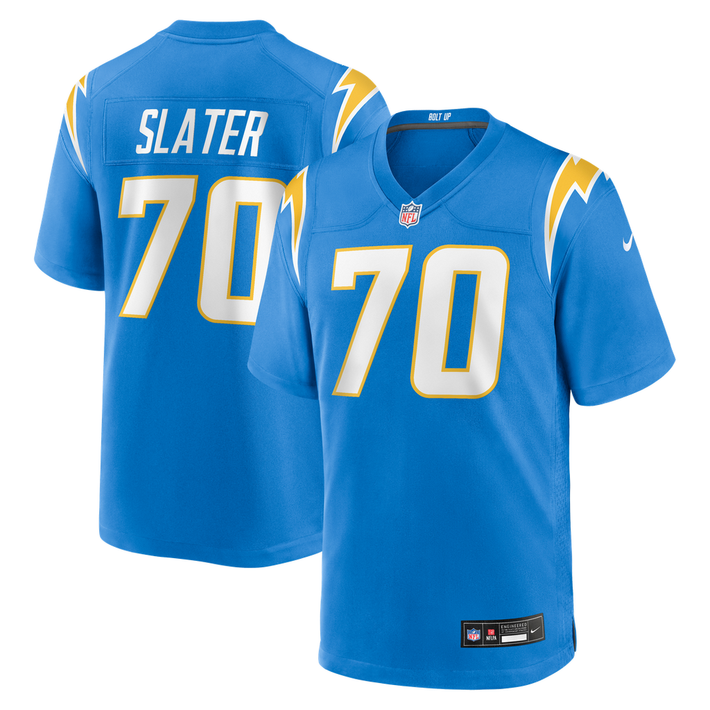 Los Angeles Chargers Rashawn Slater Nike Game Jersey - Powder Blue