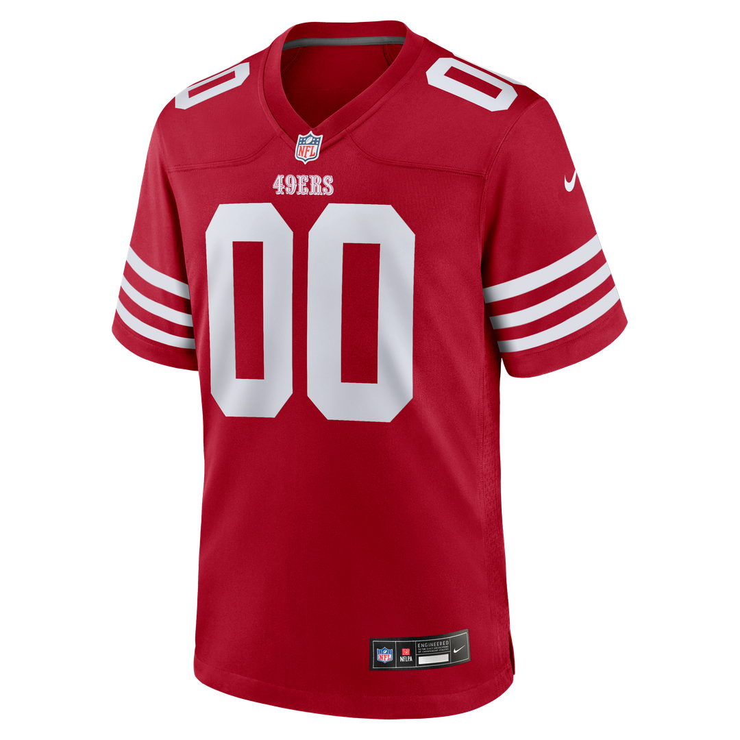 San Francisco 49ers Nike Custom Jersey - Scarlet