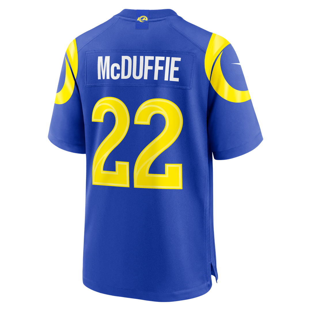 Los Angeles Rams Trent McDuffie Nike Team Game Player Jersey - Royal