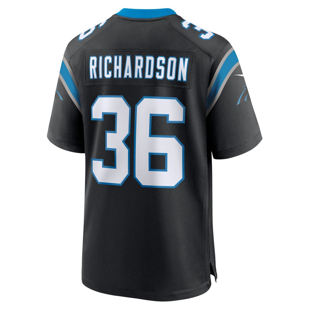 Carolina Panthers Demani Richardson Nike Team Game Jersey - Black