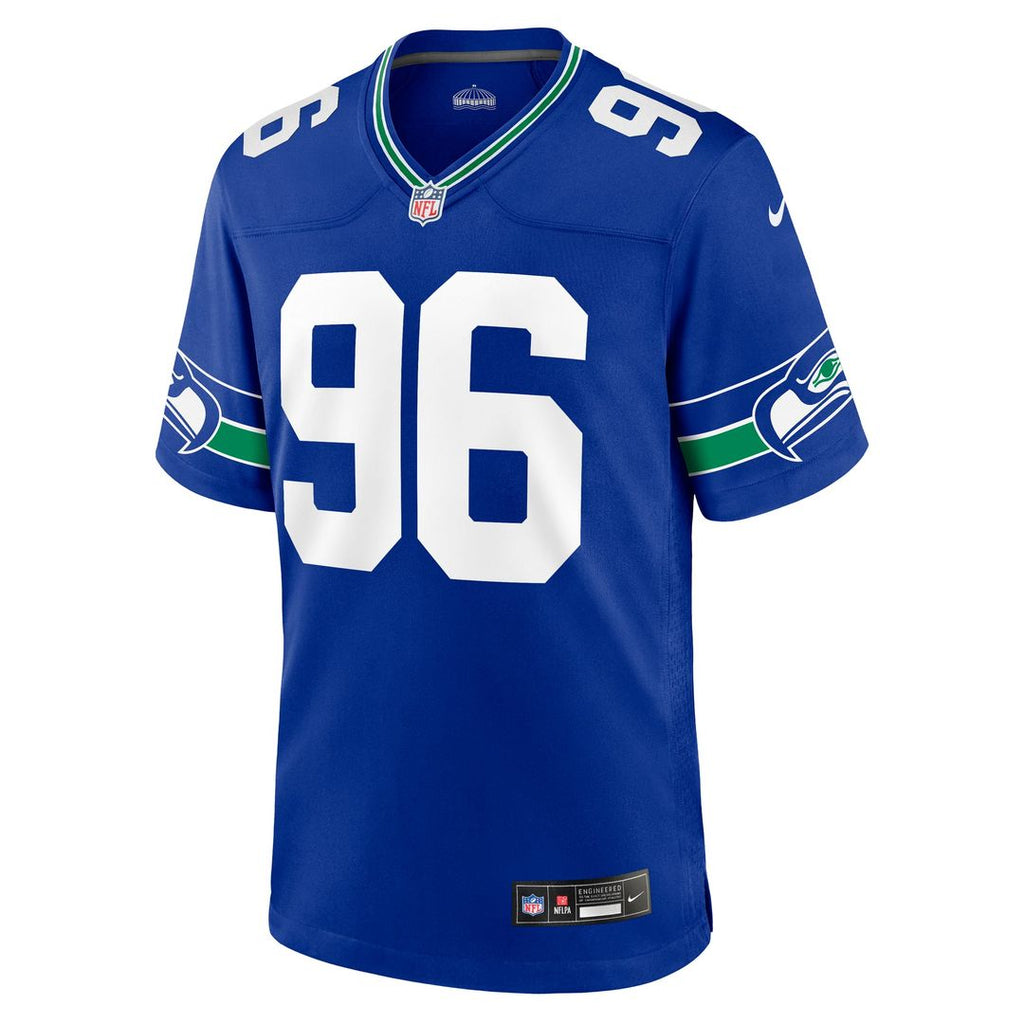 Seattle Seahawks Cortez Kennedy Nike Retired Player Alternate Game Jersey - Royal