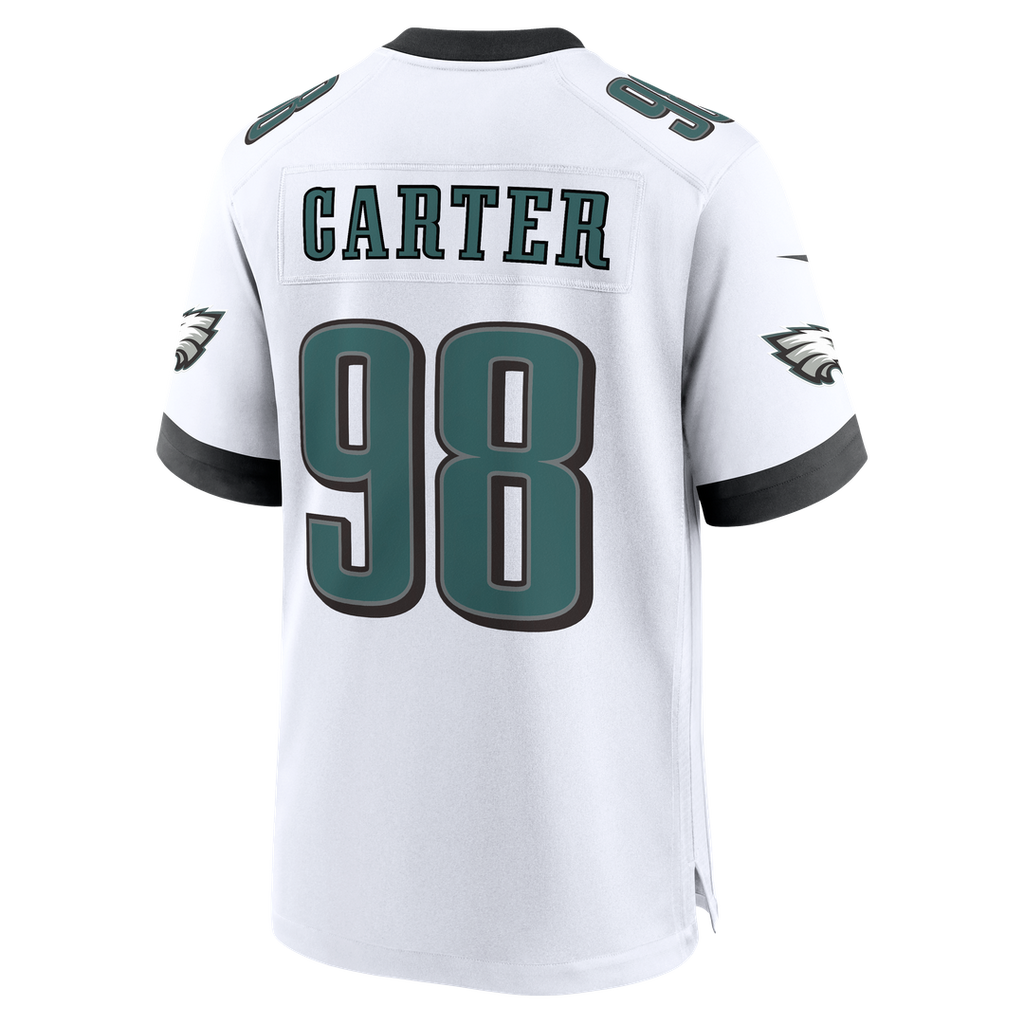 Philadelphia Eagles Jalen Carter Nike Team Game Jersey - Midnight Green