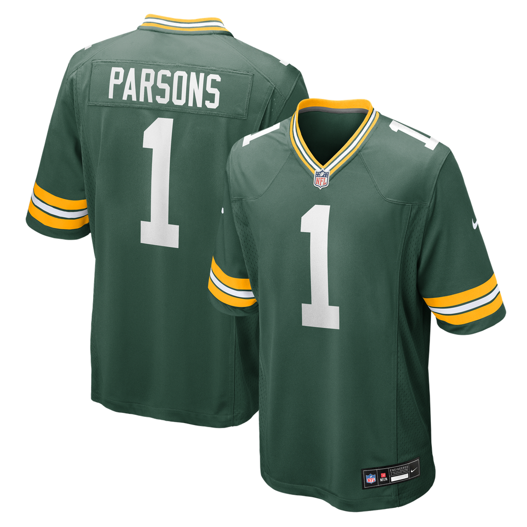 Green Bay Packers Micah Parsons Nike Game Player Jersey - Green