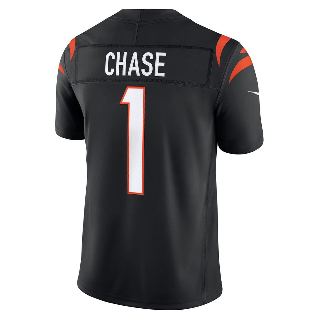 Cincinnati Bengals Ja'Marr Chase Nike Team Vapor F.U.S.E. Stitched Limited Jersey - Black