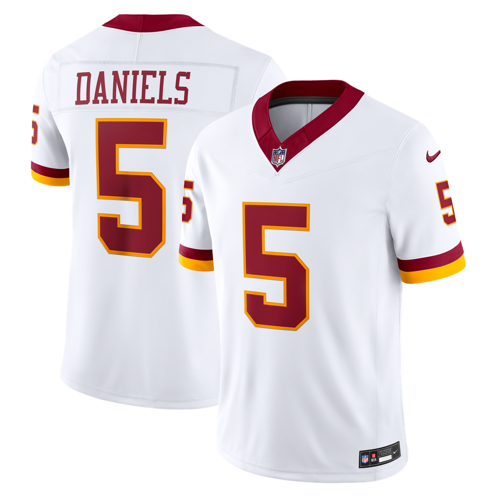 Washington Commanders Jayden Daniels Nike Team Vapor F.U.S.E. Stitched Limited Jersey - Burgundy