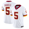 Washington Commanders Jayden Daniels Nike Vapor F.U.S.E. Stitched Limited Jersey - White